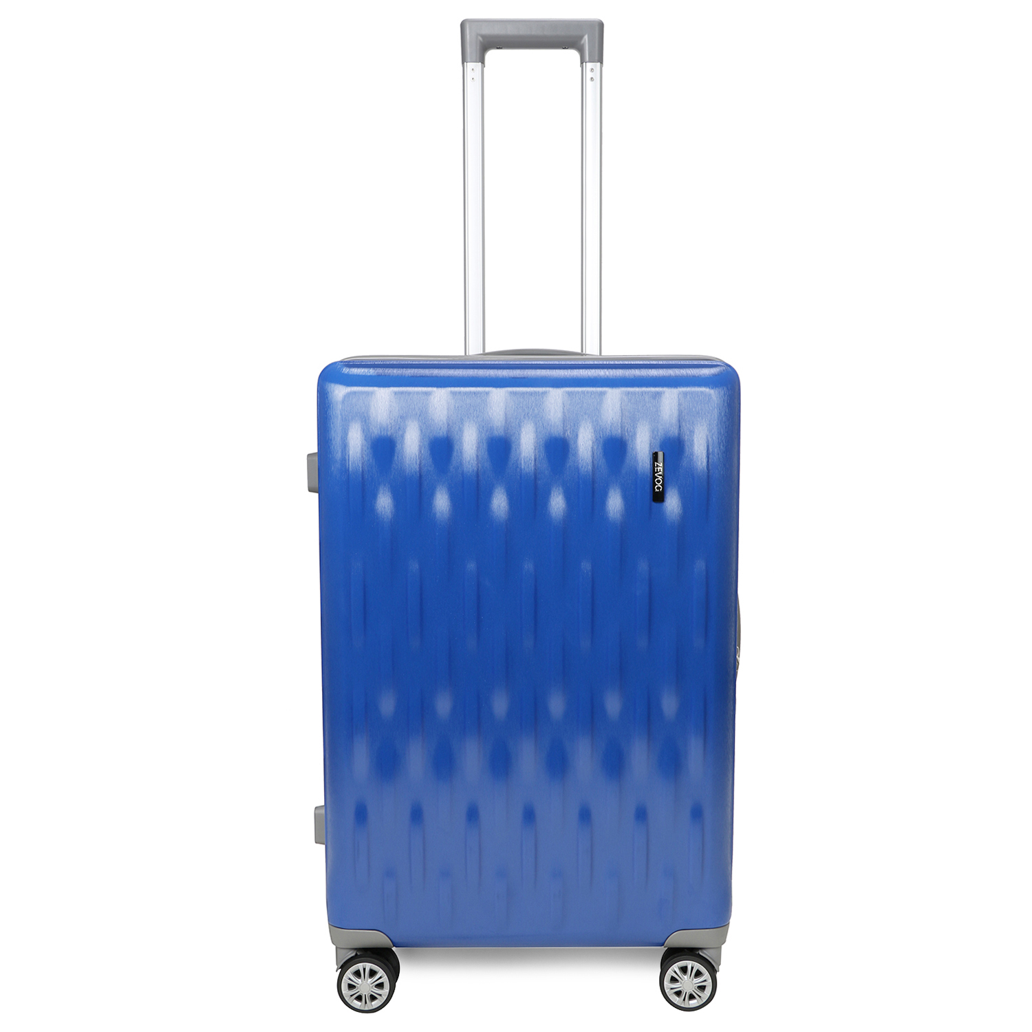 ZEVOG Barcelona Check in Luggage Blue 24 Inch 0759108943404
