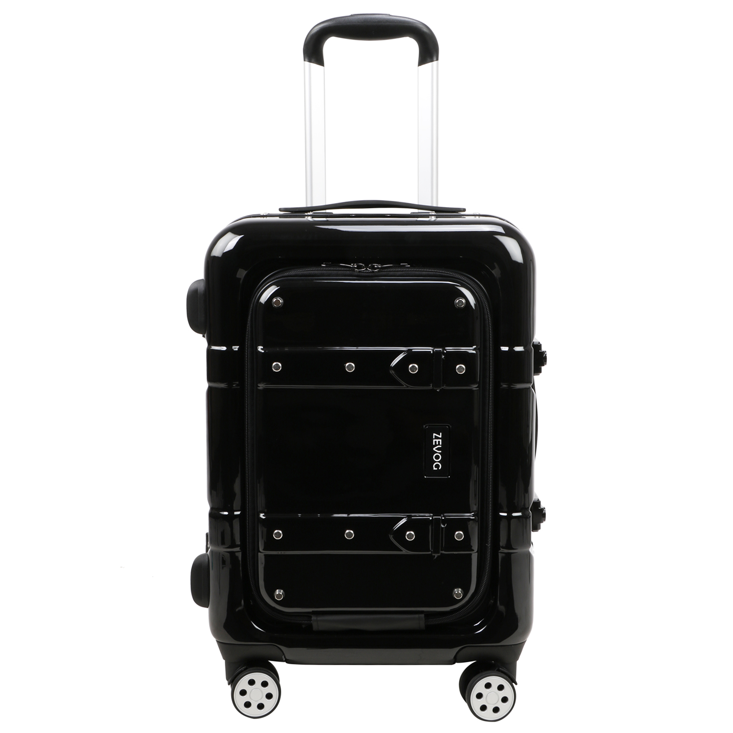 ZEVOG Panache Cabin Luggage Black color 20 Inch 0759108943473
