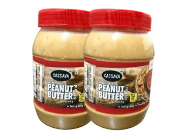 CASSAVA UNSWEETEND PEANUT BUTTER CRUNCHY-(0671339828018)(671339828018)