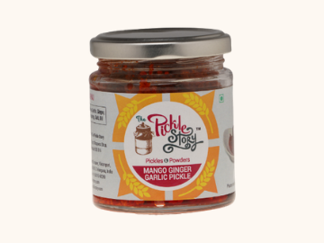 The Pickle Story-Mango Ginger Garlic Pickle (Allapkai) 220g-(0759159535535)(759159535535)