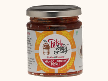The Pickle Story-Mango, Jaggery, Mustard Pickle (Bellam Avakai) 200 g-(0759159535559)(759159535559)