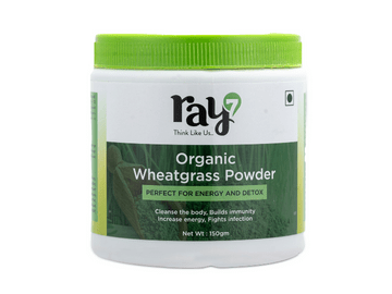 Ray 7- Organic Wheatgrass Powder 150 g-(0694365852796)(694365852796)
